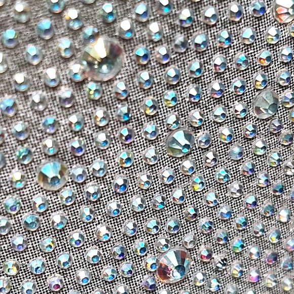 New Women Silver Rhinestone Sparkly Cowboy Western Boots - Picture 8 of 8